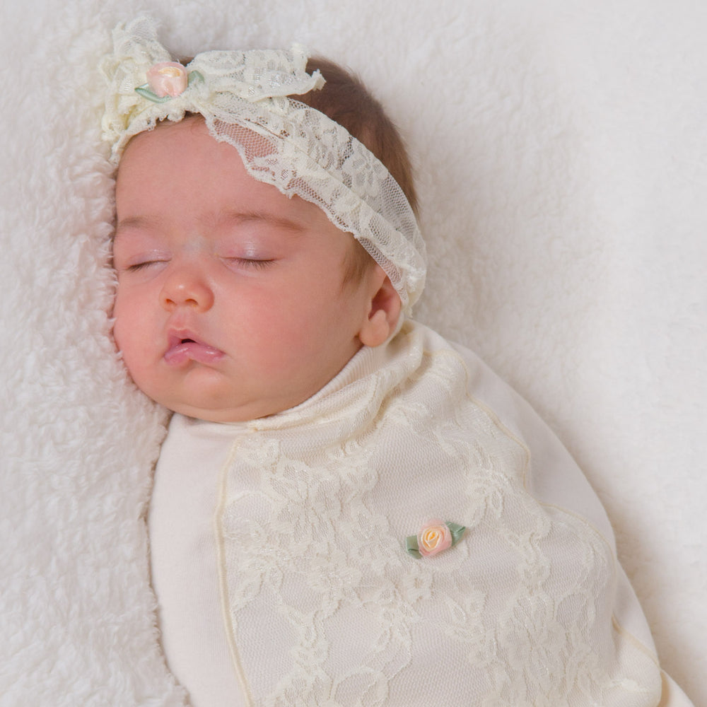 Baby Blossoms & Lace-Cozy Cocoon