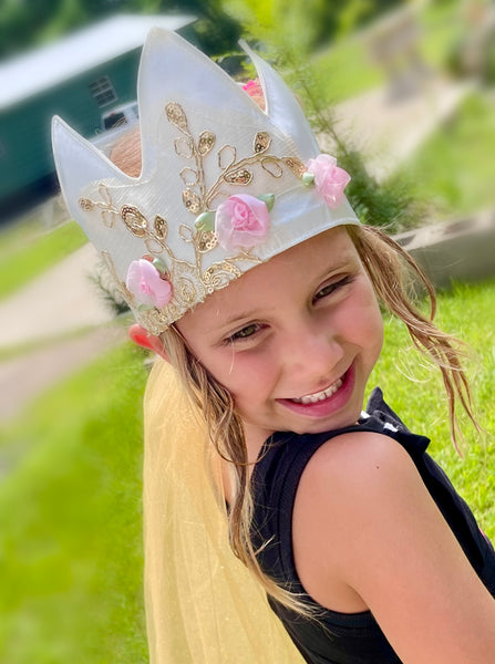 White Satin Crown
